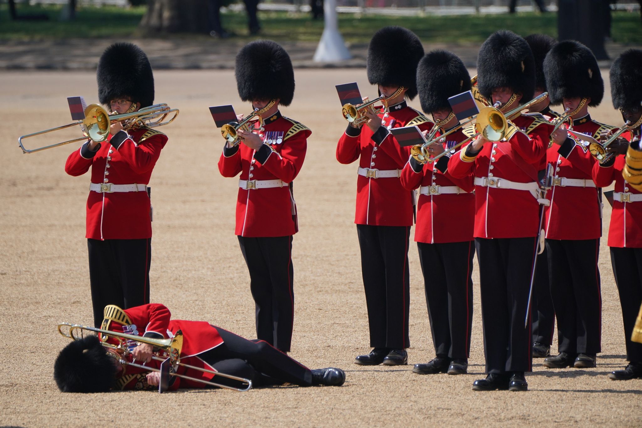 «Trooping the Colour»-Probe: Soldaten in Ohnmacht gefallen