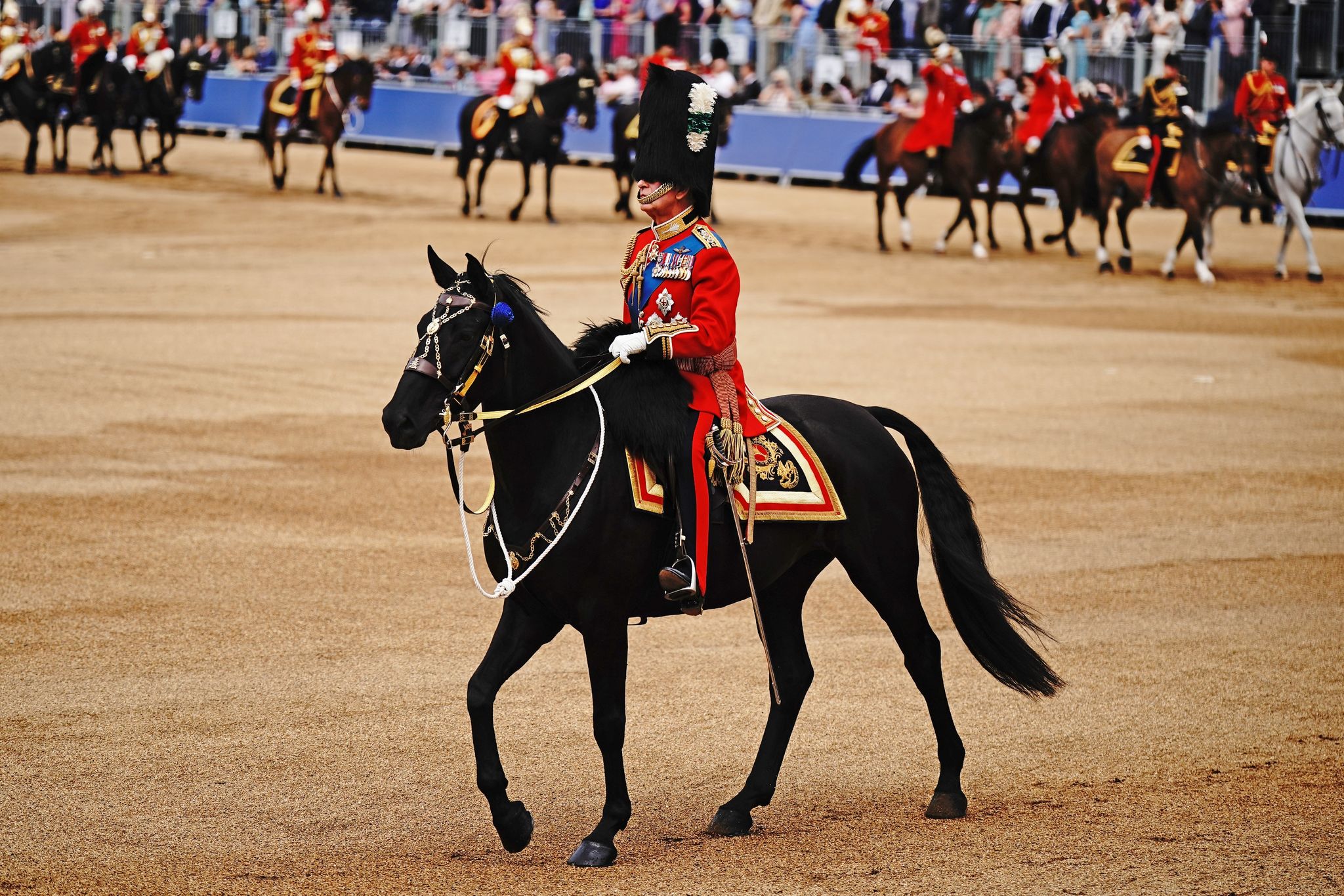 Geburtstagsparade «Trooping the Colour» für König Charles