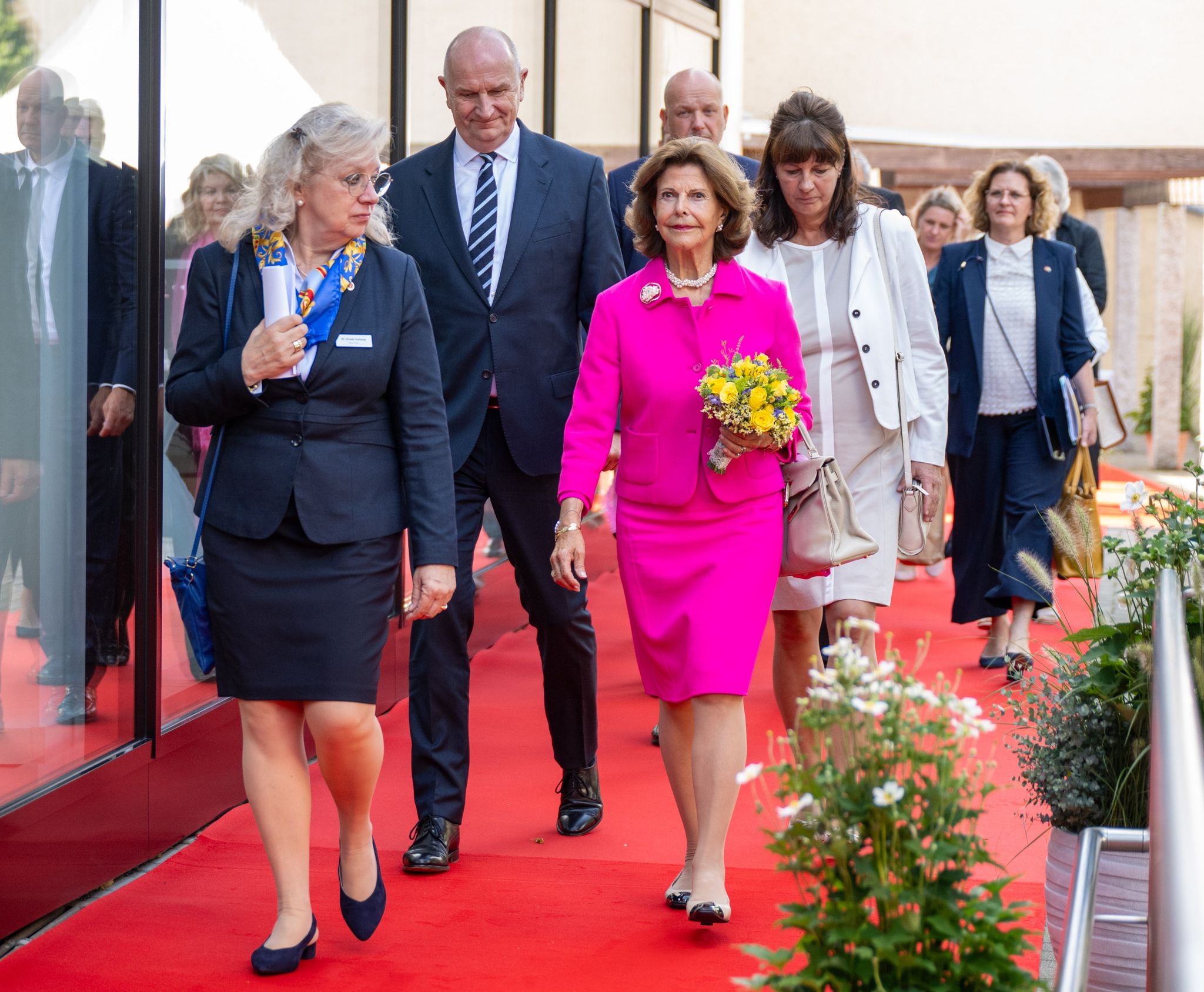 Schwedische König Silvia zu Besuch in Brandenburg