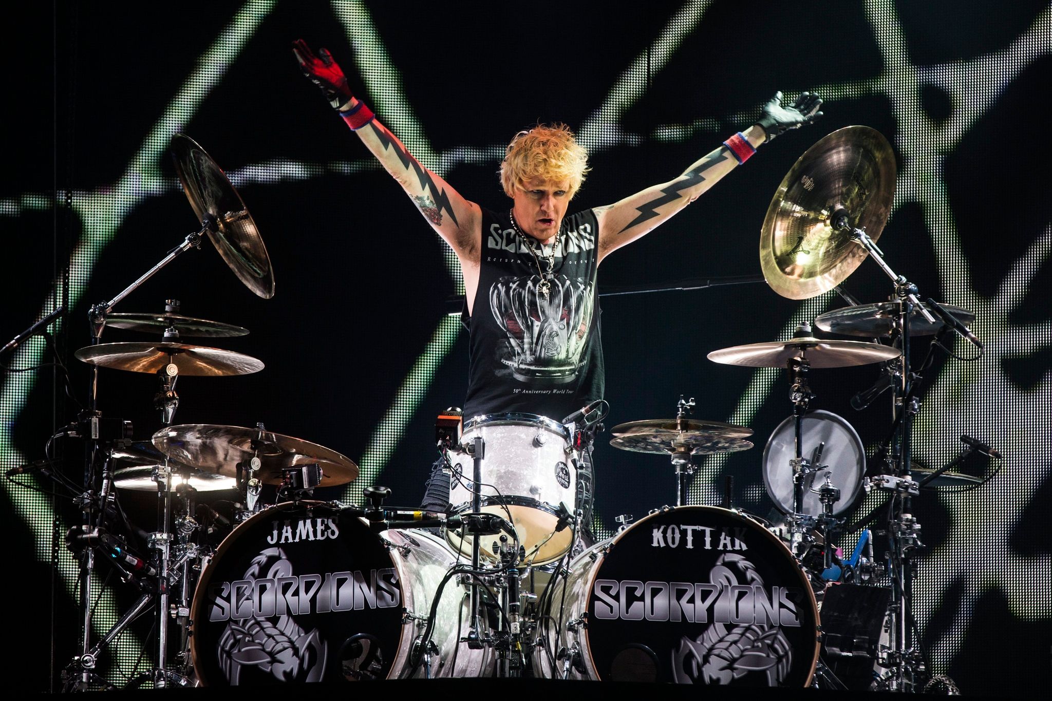 Scorpions trauern um ehemaligen Drummer James Kottak