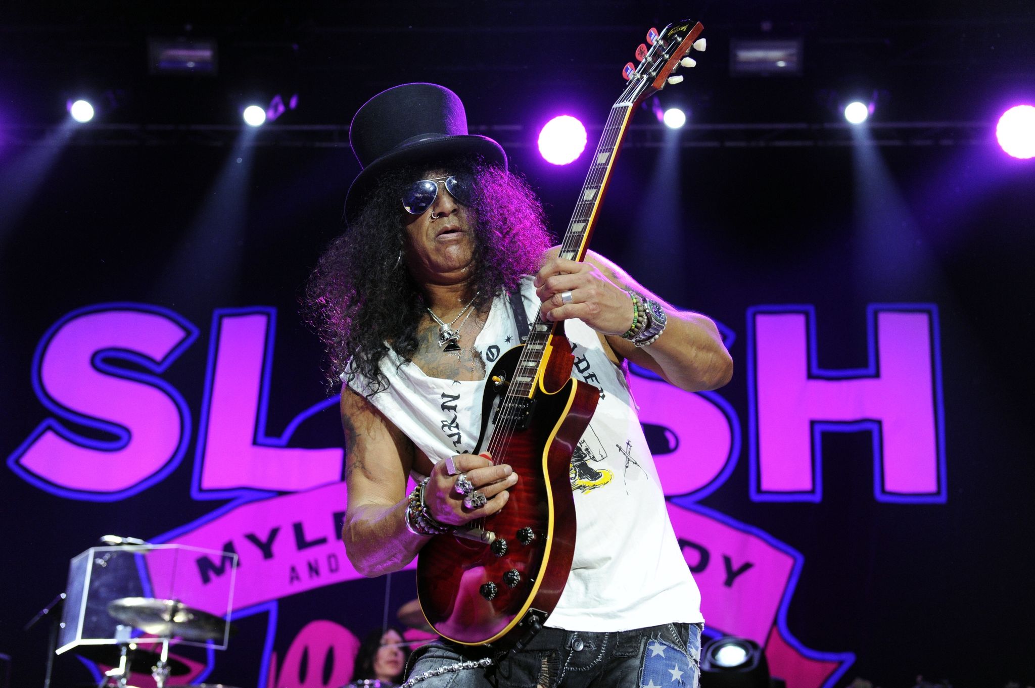 Kultgitarrist Slash zelebriert den Blues